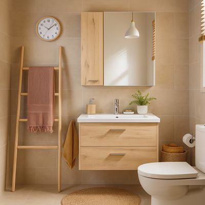 Imagen 2 del producto Botiquín De Baño Sines 2 Puertas Con Espejo Para Muro