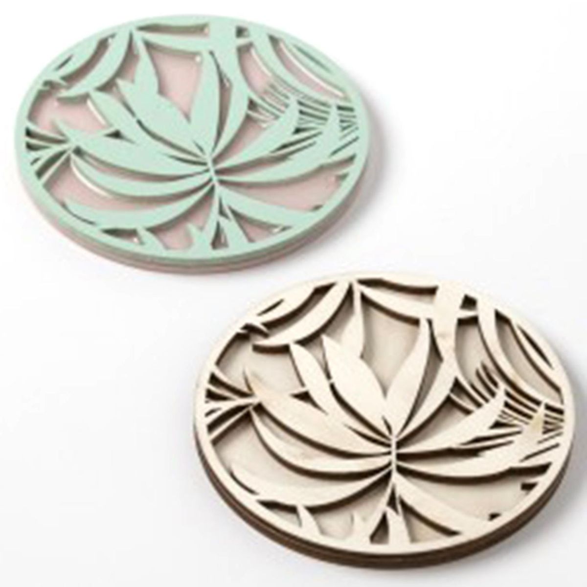 LA PAJARITA - Posavasos Redondo Tropical para Resinas