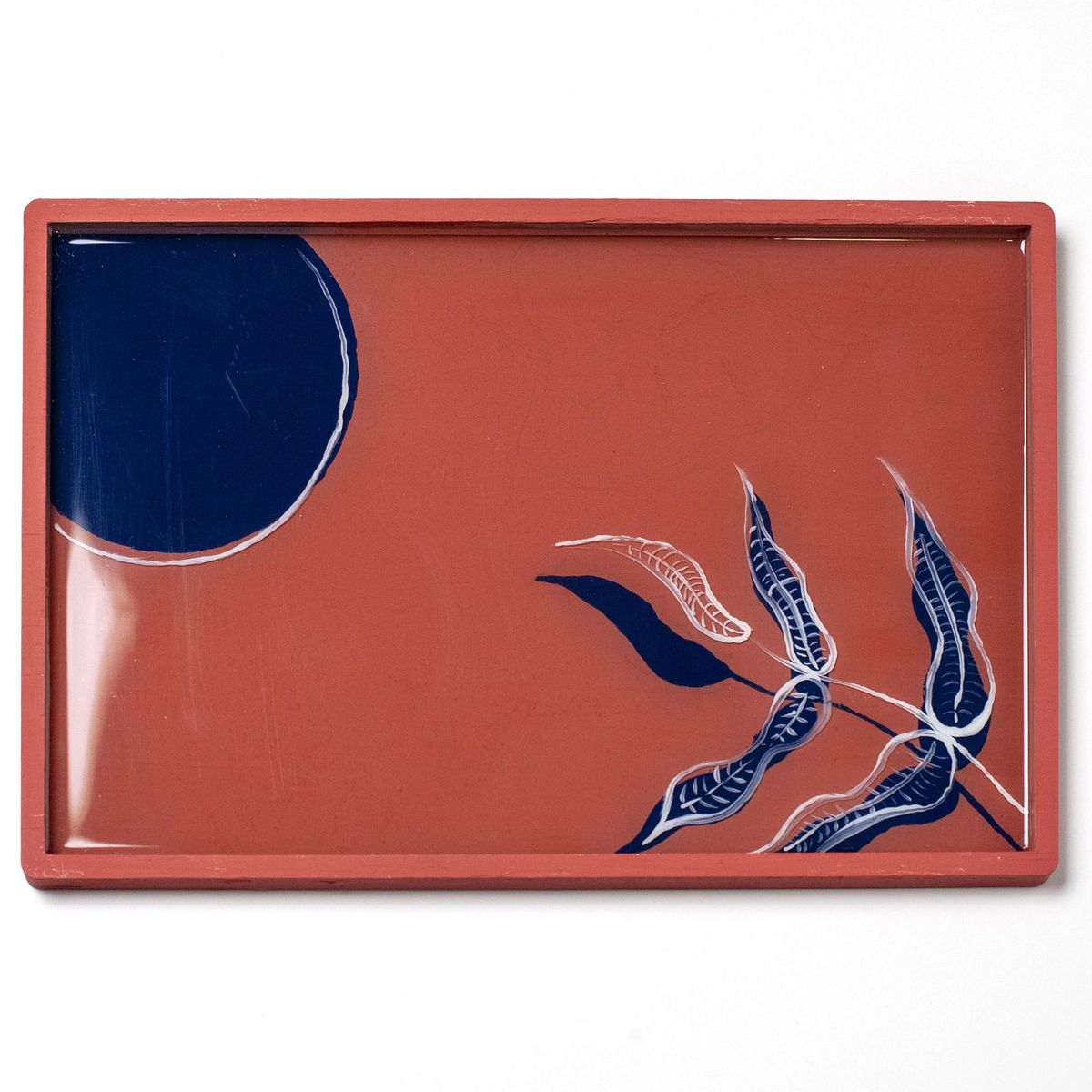 LA PAJARITA - Bandeja Chapa Madera Rectangular para Resinas