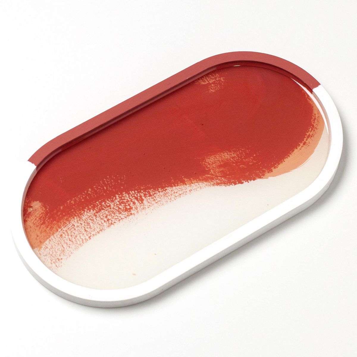 LA PAJARITA - Bandeja Chapa Madera Ovalada para Resina