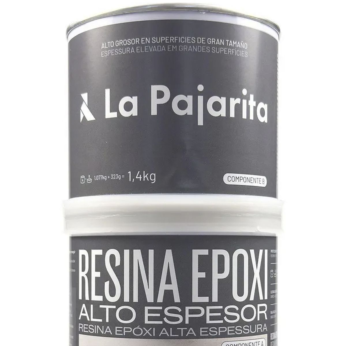 LA PAJARITA - Kit Resina Epoxi Alto Espesor Incoloro INCOLORO 1.4 kg