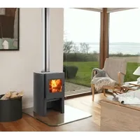 Estufa Leña Firelog 380 Gris