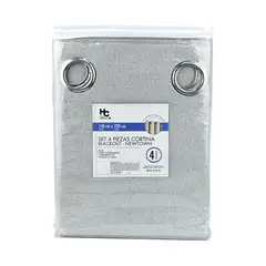 JUST HOME COLLECTION - Set de Cortinas Blackout 140x220 cm Verde