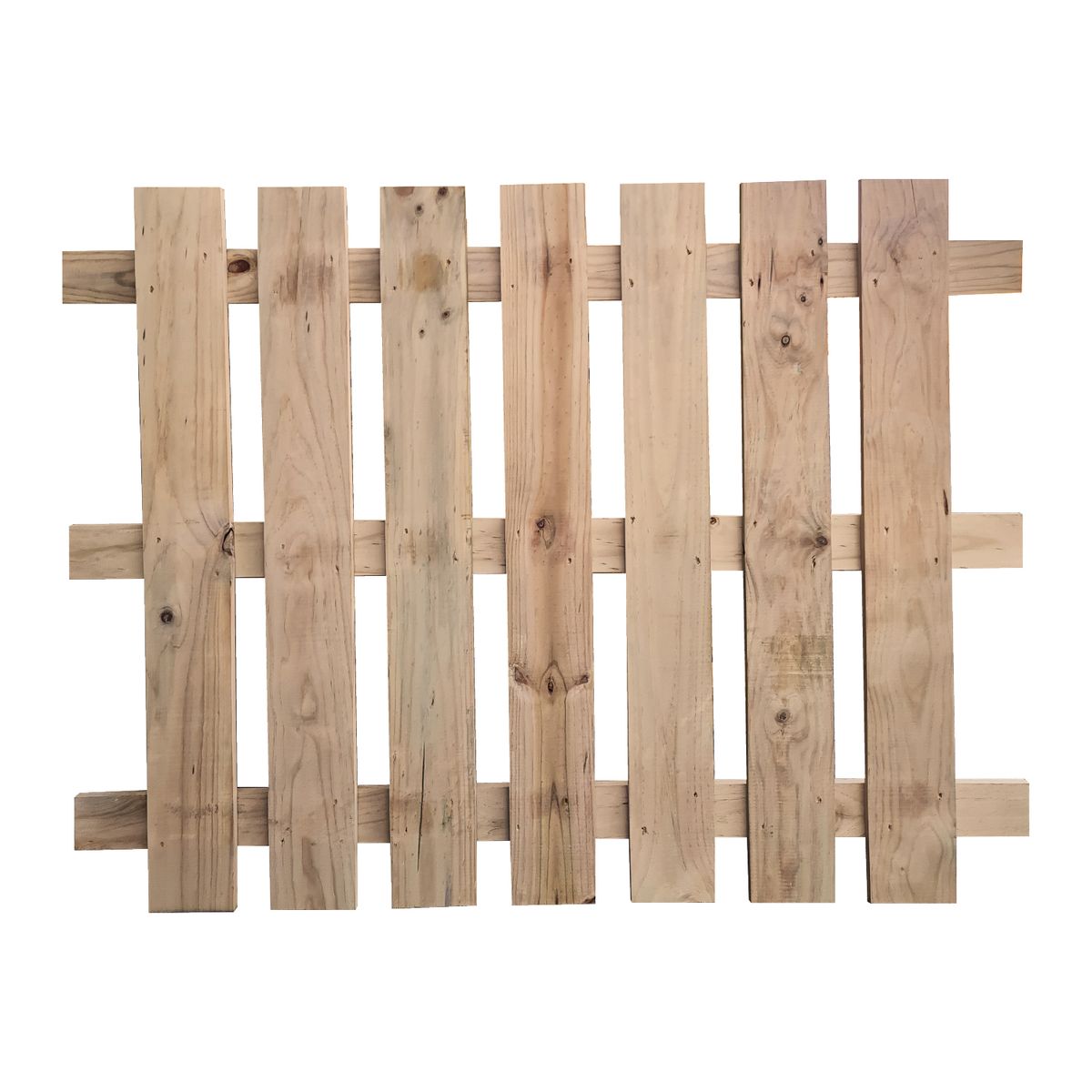 GENERICO - Cerco Madera impregnada Plano Distanciado 1,2x1,6 m Natural