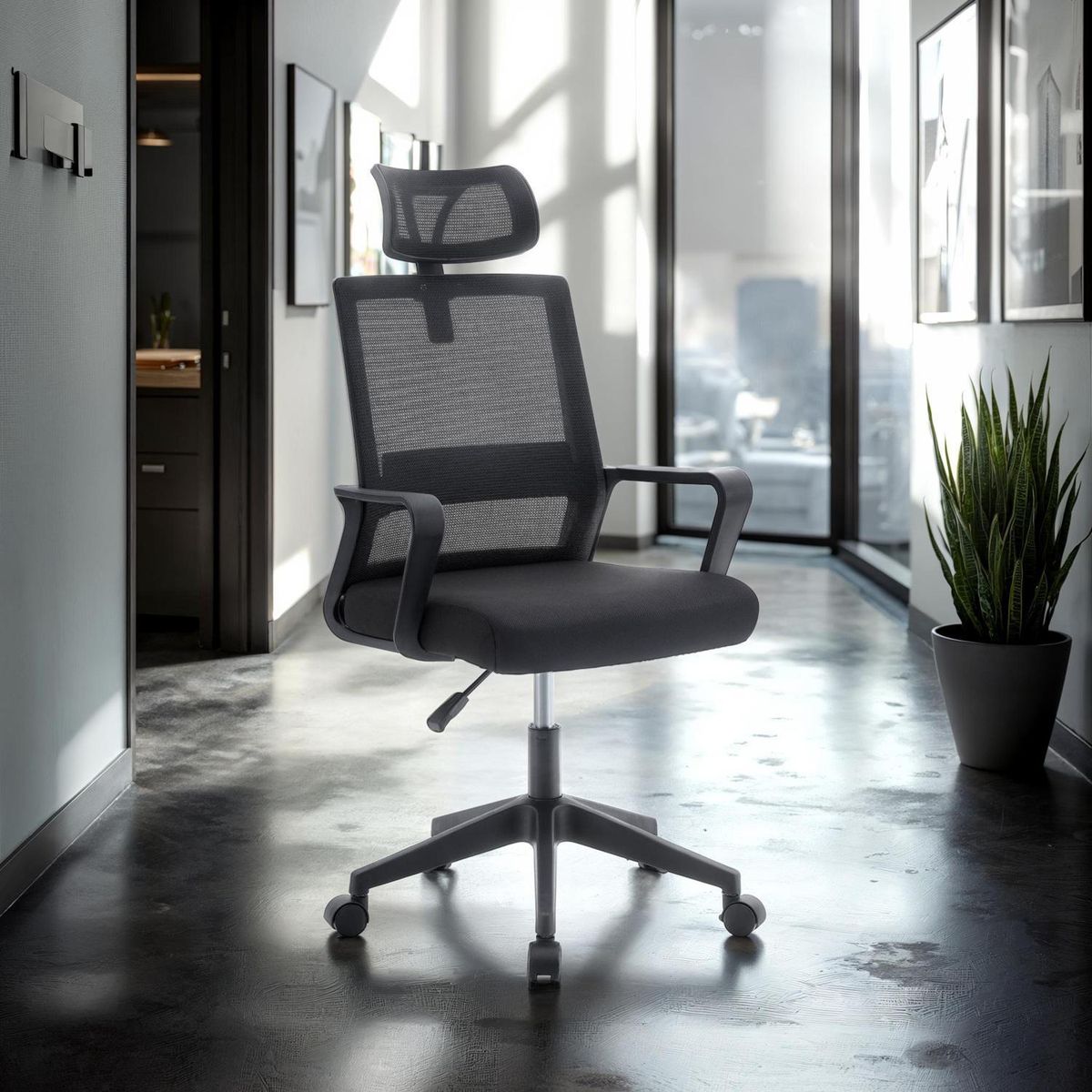 ARTHOME - Silla PC Roma Negro