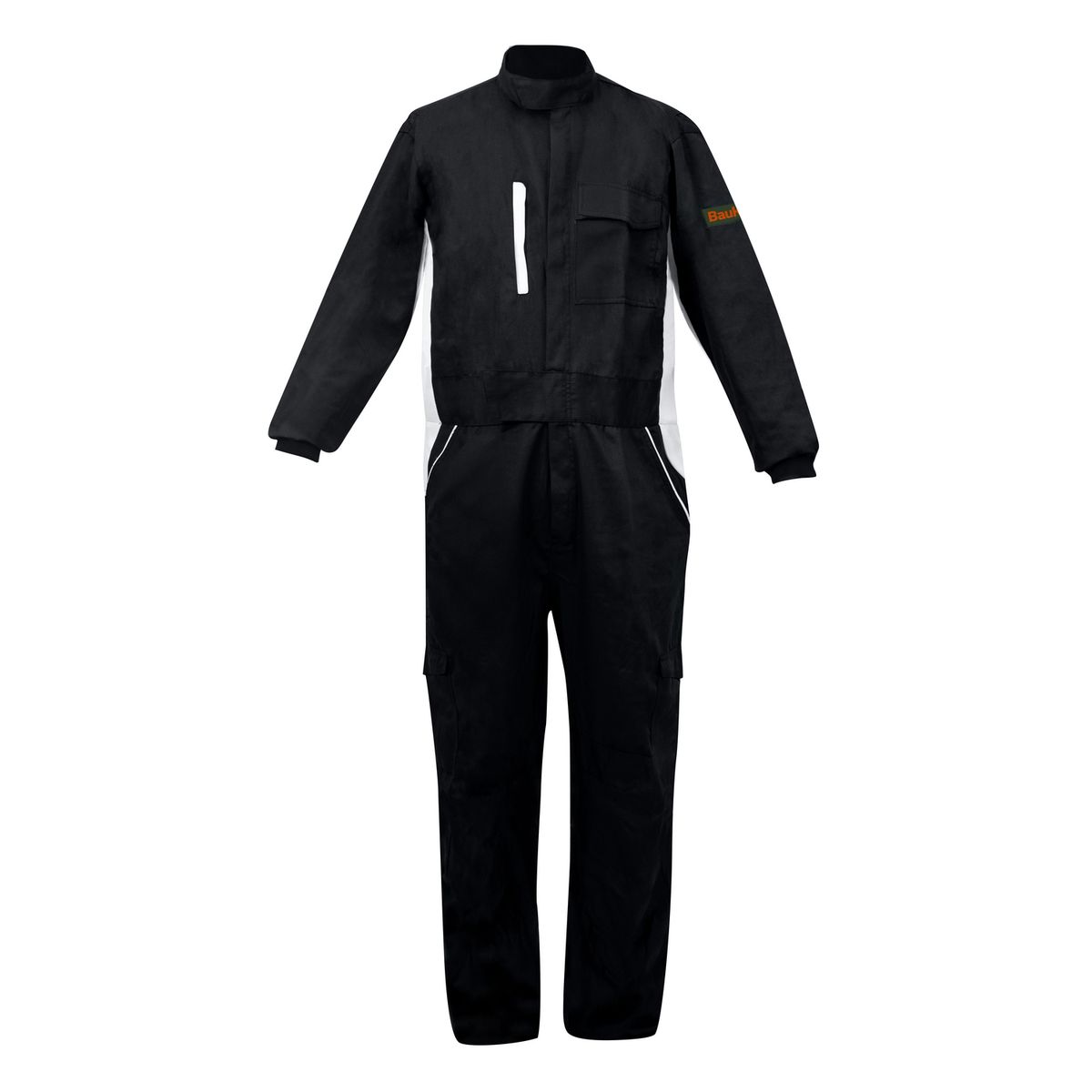 BAUKER - Overol Indianapolis negro/blanco talla L