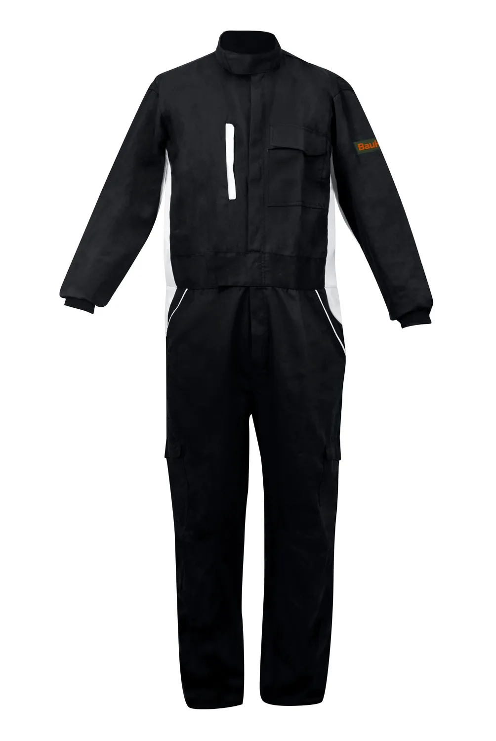 BAUKER - Overol Indianapolis negro/blanco talla XL