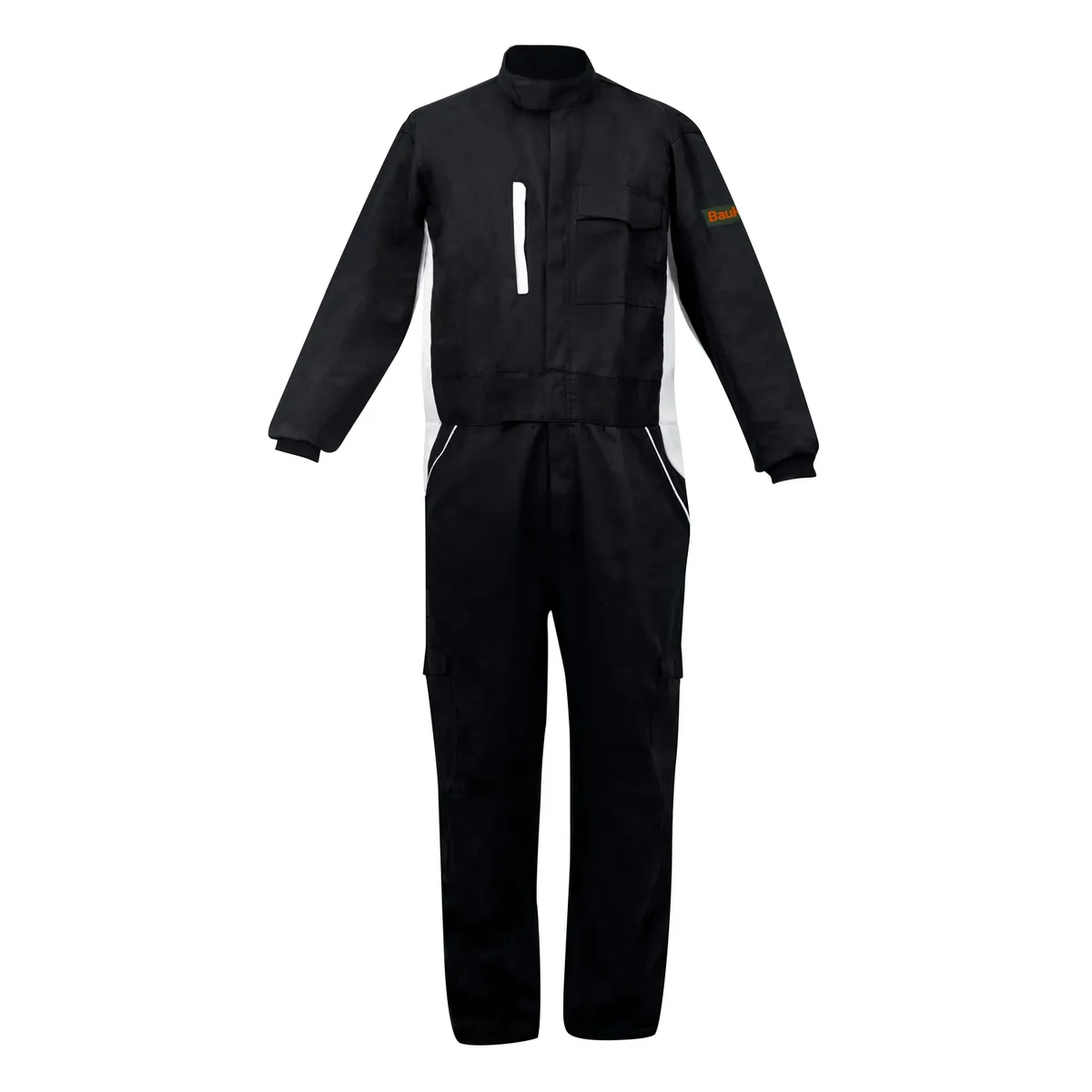 BAUKER - Overol Indianapolis negro/blanco talla XL