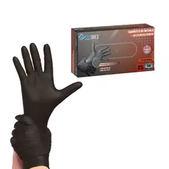 TOPSAFE - Guante Nitrilo Texturizado negro 8,0 gr T/L 50un