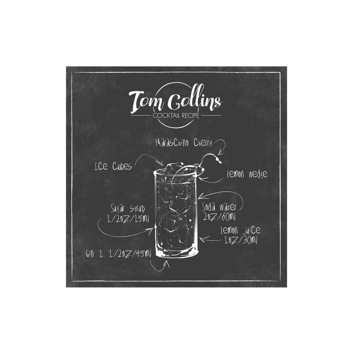 RONDA - Set 2 Canvas Coctel 30x30 cm