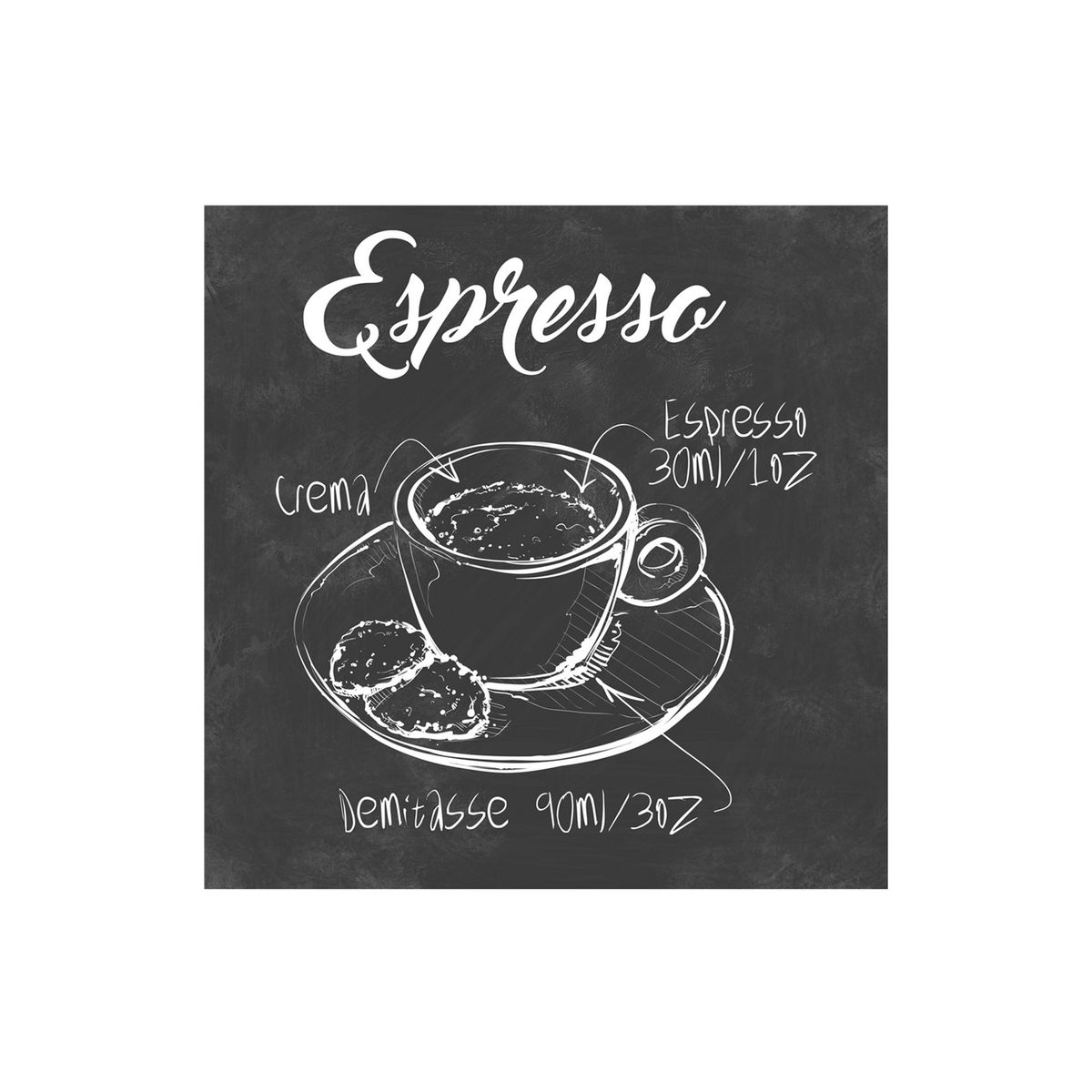 RONDA - Set 2 Canvas Coffe 30x30 cm