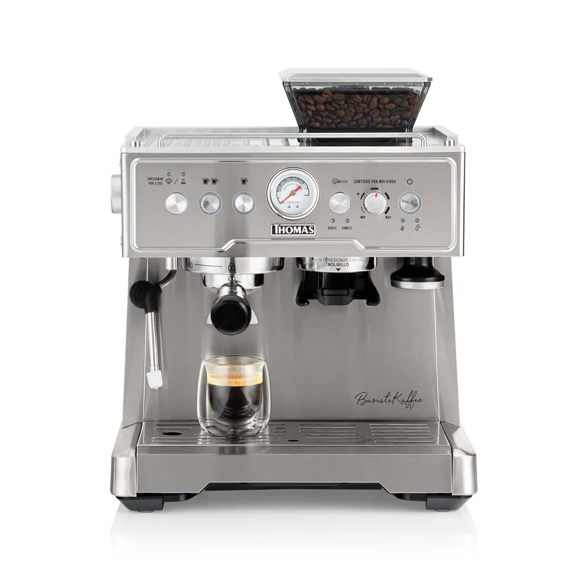 THOMAS - Cafetera Automática BaristaKaffee 2.3 l 1350 W Inox