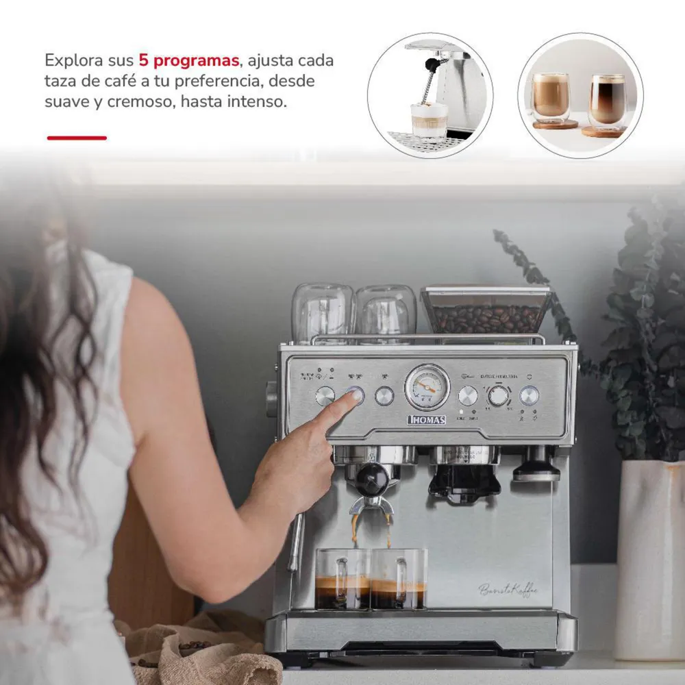 Thomas BaristaKaffee TH-170EMi Gris, foto 3