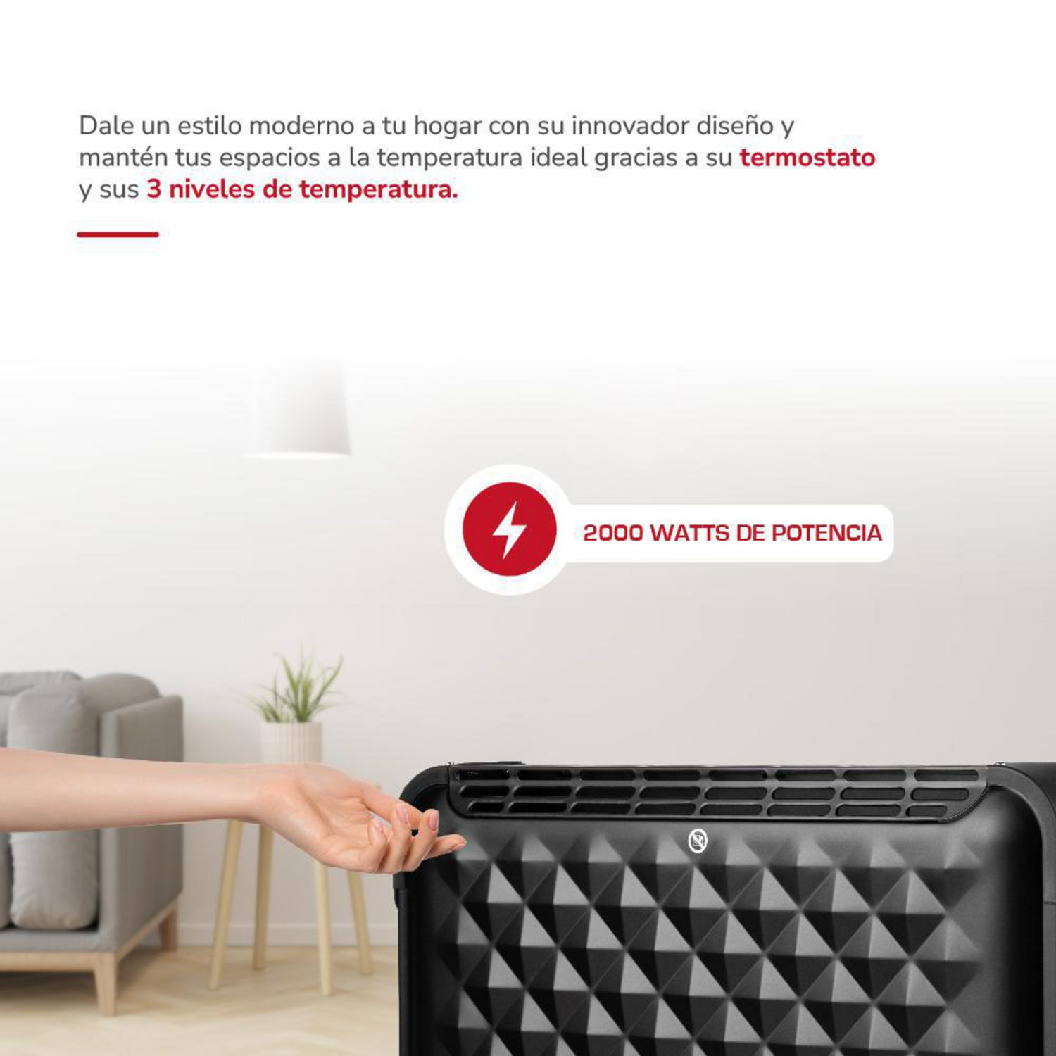 THOMAS Convector TH-CV52 Negro | Falabella Chile