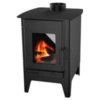 Estufa Leña LT-400 Negro