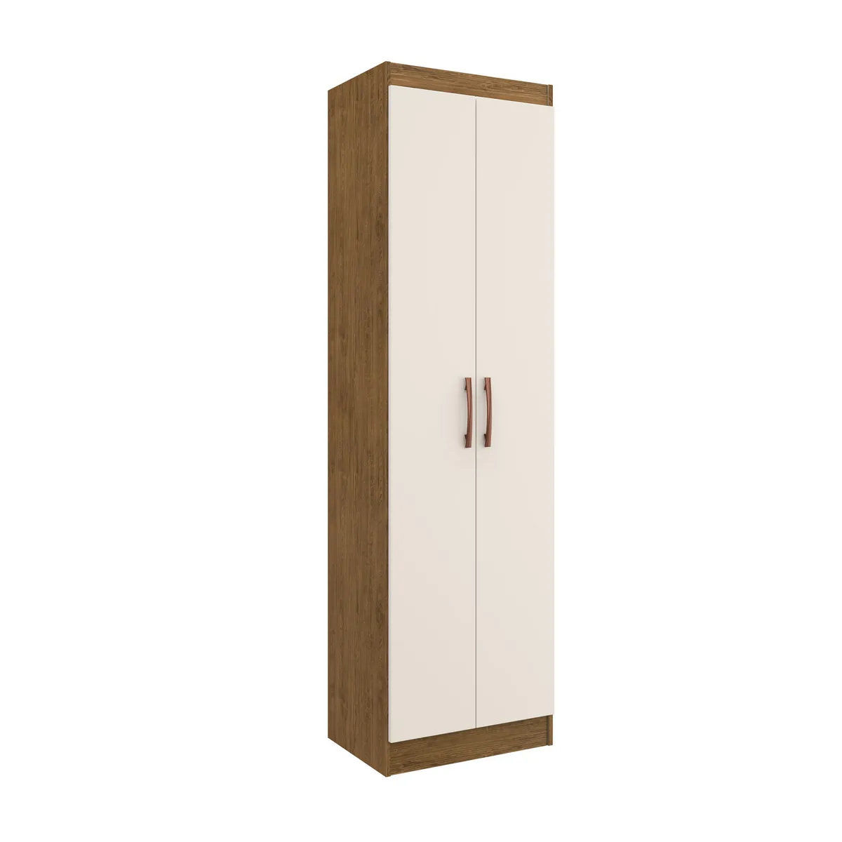 EXIT - Closet Multiuso 2 Puerta(s) 4 Repisa(s) 52x183x36 cm Nuez /Beige