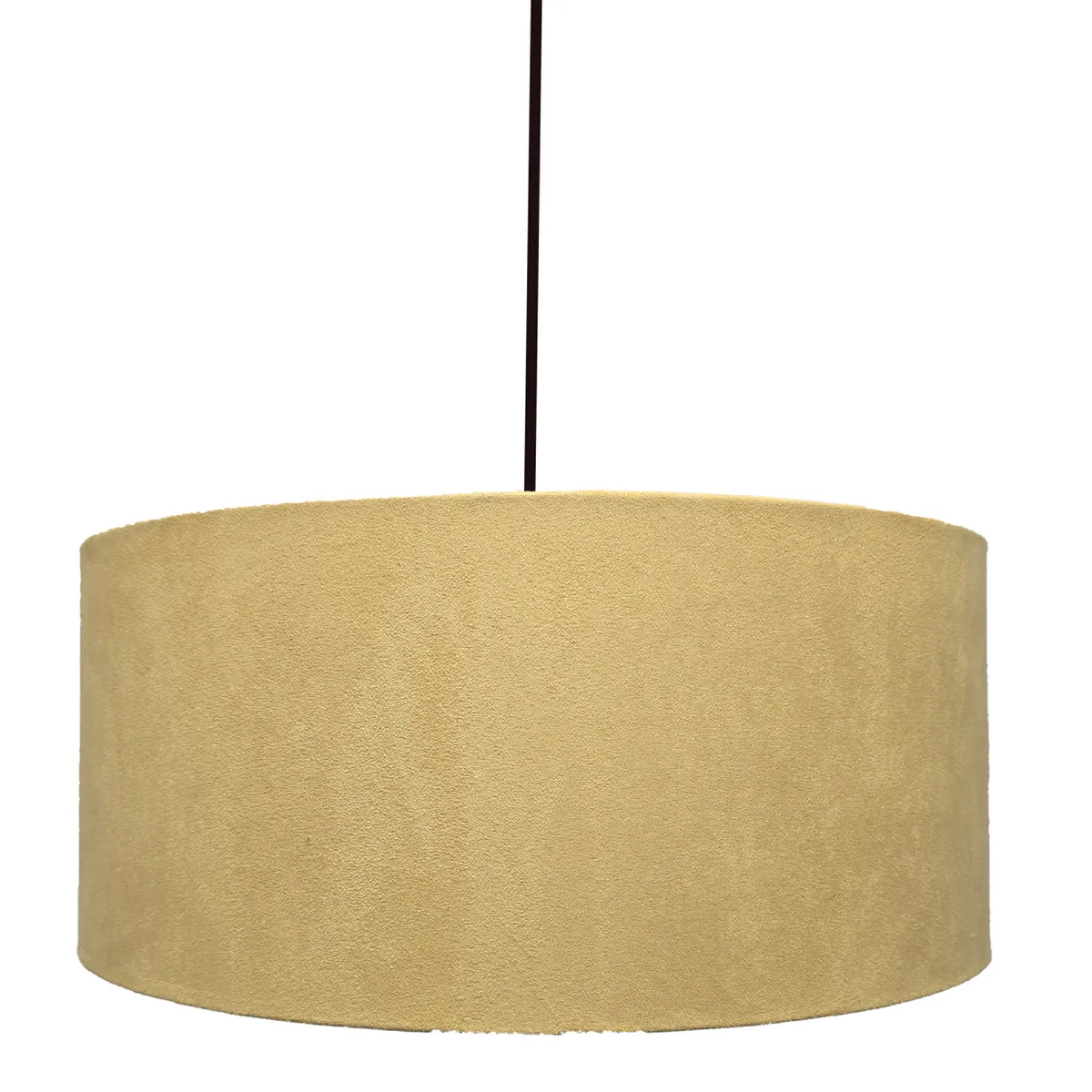 CONCEPT - Lámpara Colgante Tela Dorado 40 cm