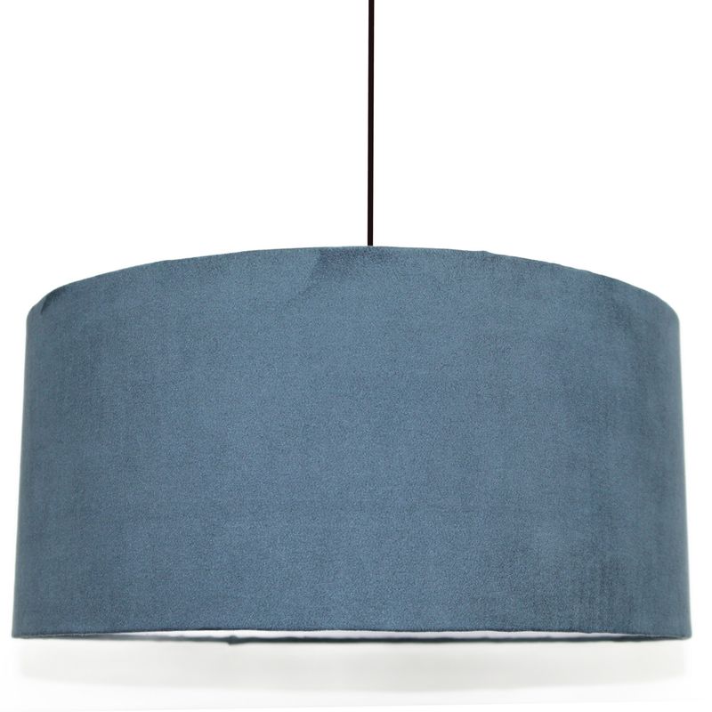 CONCEPT - Lámpara Colgante Tela Azul 40 cm