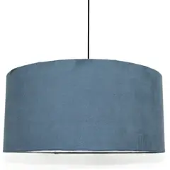 CONCEPT - Lámpara Colgante Tela Azul 40 cm