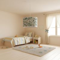 Lámpara Colgante Papel Multicolor