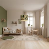 Lámpara Colgante Papel Multicolor