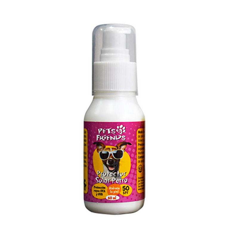 Protector Solar Para Perro Protección Uv 60 Ml