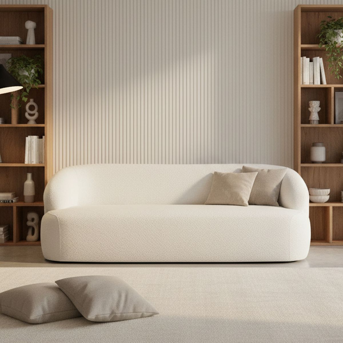 AMUV - Sofá 3 cuerpos Chandon 180x78x90 cm Beige