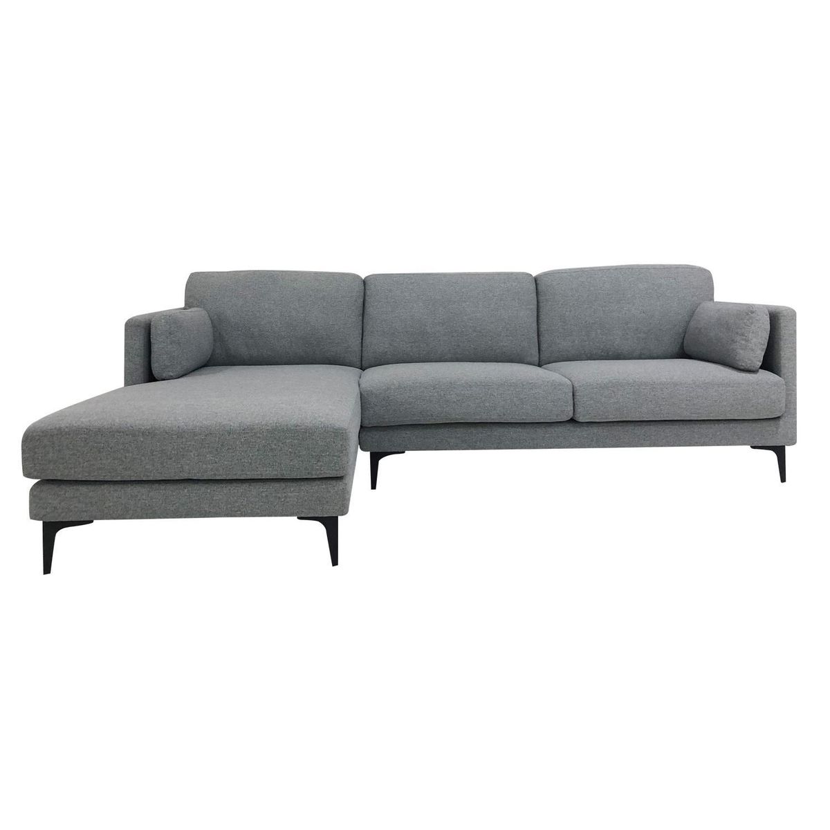 AMUV - Sofá 3 cuerpos Carraro 244x78x86 cm Gris