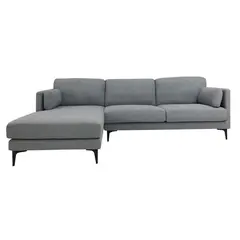 AMUV - Sofá 3 cuerpos Carraro 244x78x86 cm Gris