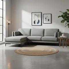 AMUV - Sofá 3 cuerpos Carraro 244x78x86 cm Gris