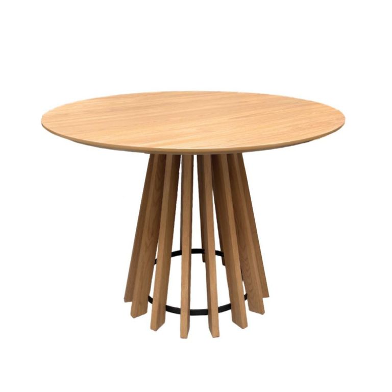 AMUV Mesa Comedor 110 Redonda Café 110x77x110 cm