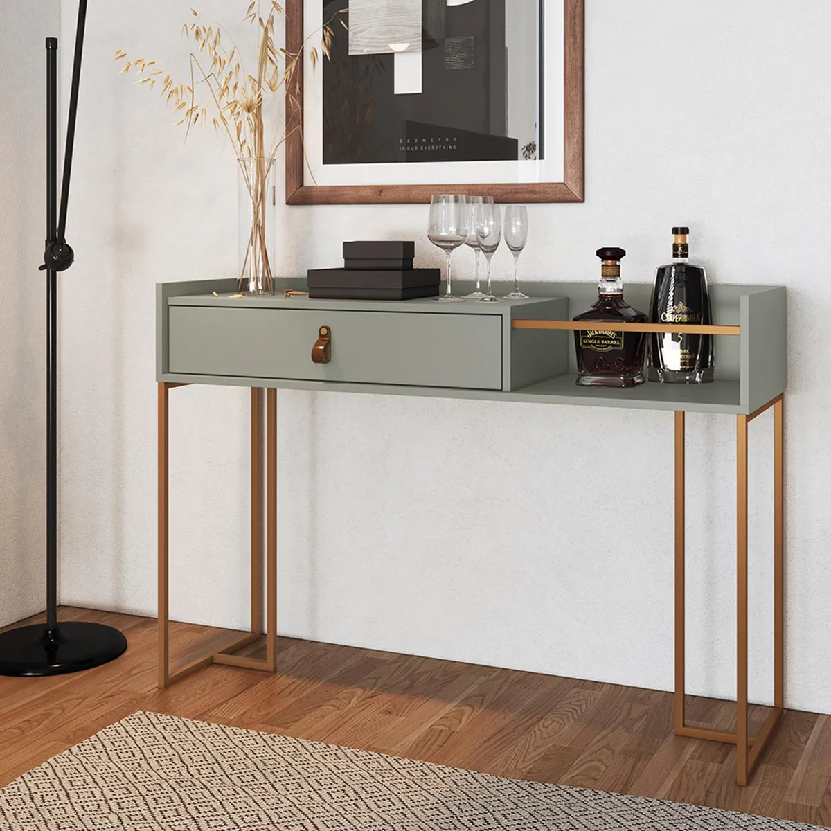 AMUV - Arrimo Grace Verde 120x36x82 cm