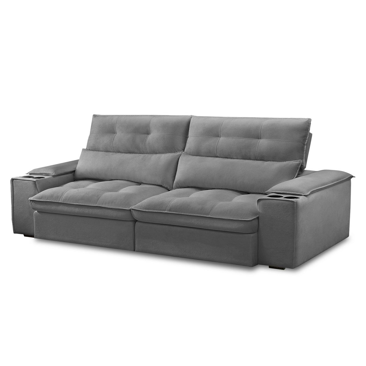 AMUV - Sofá 3 cuerpos Malta 210x115x110 cm Gris