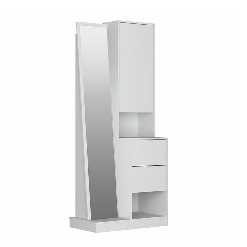 BE DESIGN - Cómoda 2 Cajón(es) Moveli 79x190x45 cm Blanco