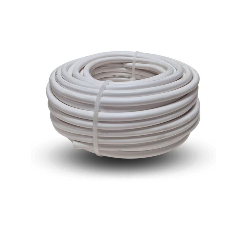 ELFLE - Cordón H05VV-F 3X1,00MM Blanco 20 metros