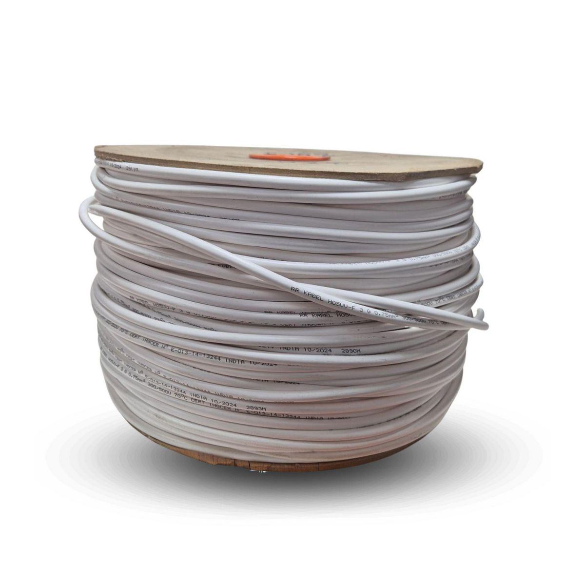 ELFLE - Cordón H05VV-F 3x1 mm2 Blanco