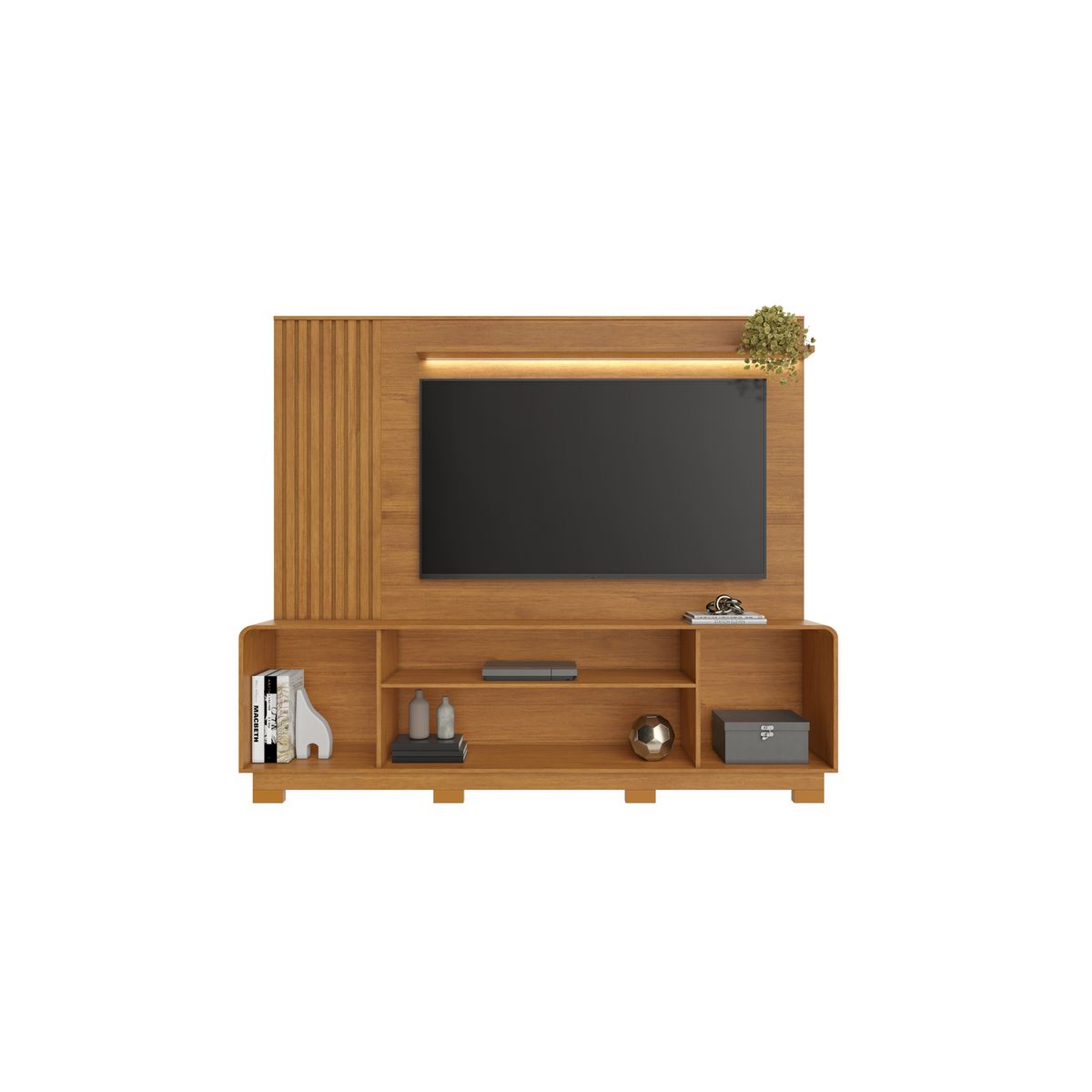 DI PORETTI - Home TV 65 " Apego Café/Off White 200x190x41 cm
