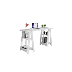 DI PORETTI - Escritorio Vigor Blanco 136.5x78x54 cm