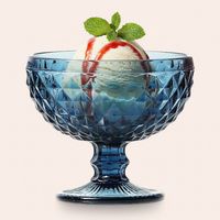 Set 4 Copas de De postre 300 ml Vidrio Variados