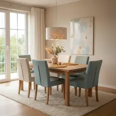 CONCEPT - Lámpara Colgante beige Tela