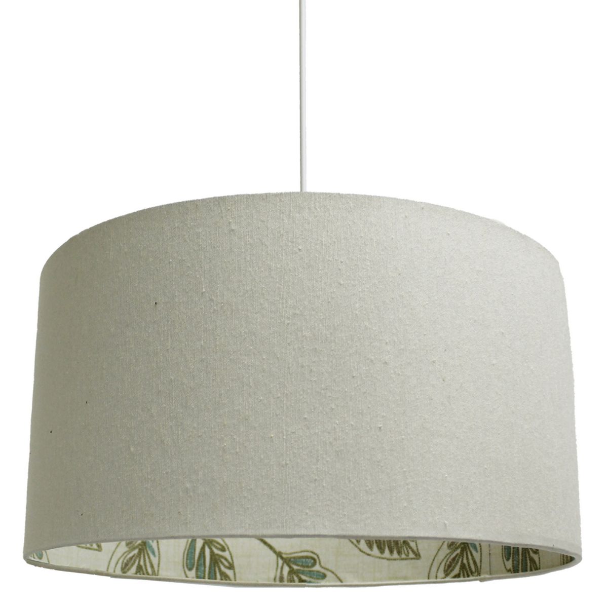 CONCEPT - Lámpara Colgante Tela Blanco
