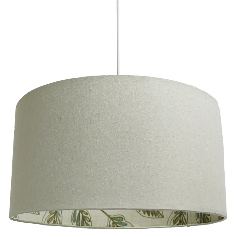 CONCEPT - Lámpara Colgante Tela Blanco 40 cm