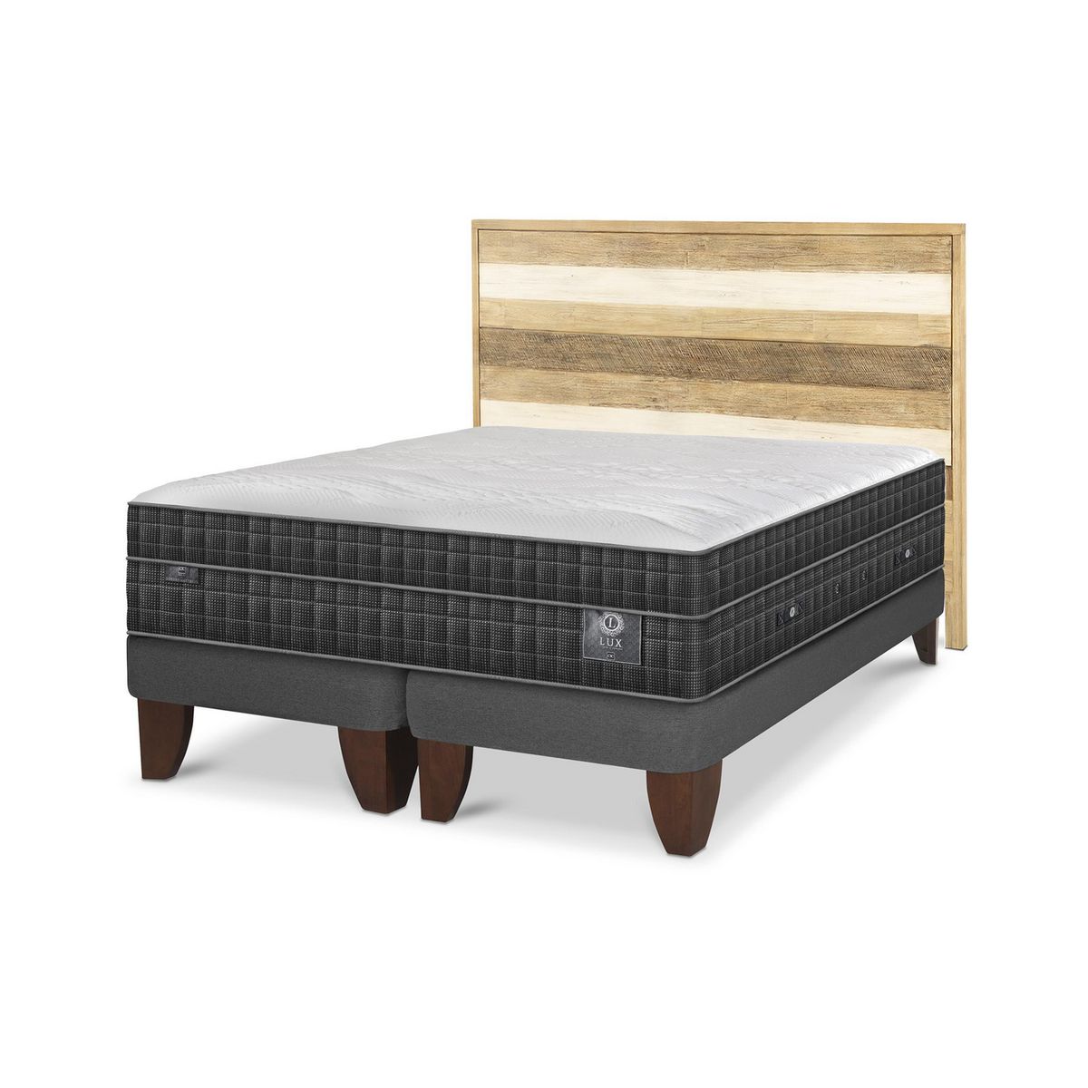 CIC - Cama 2 plazas Europea Loira Blanco