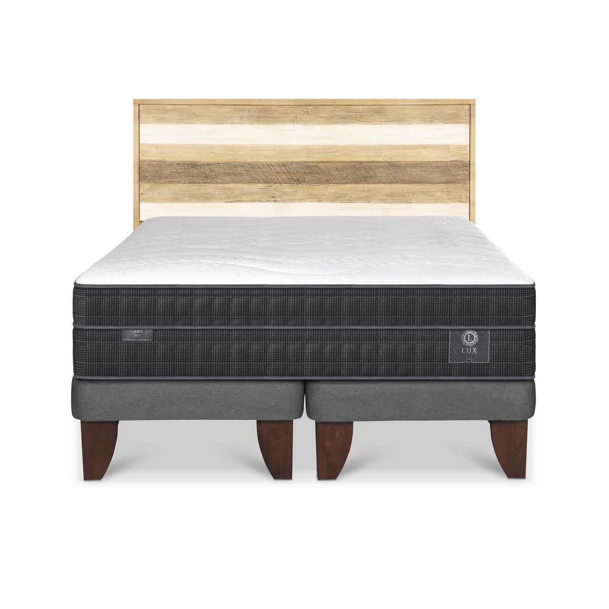 CIC - Cama 2 plazas Europea Loira Blanco