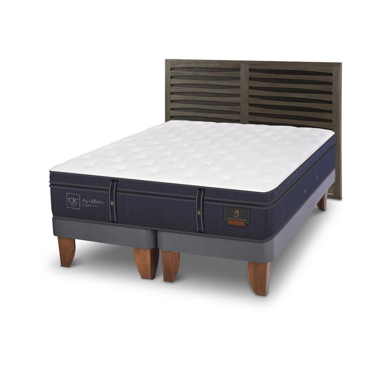 Cama 2 plazas Europea Rhone Blanco