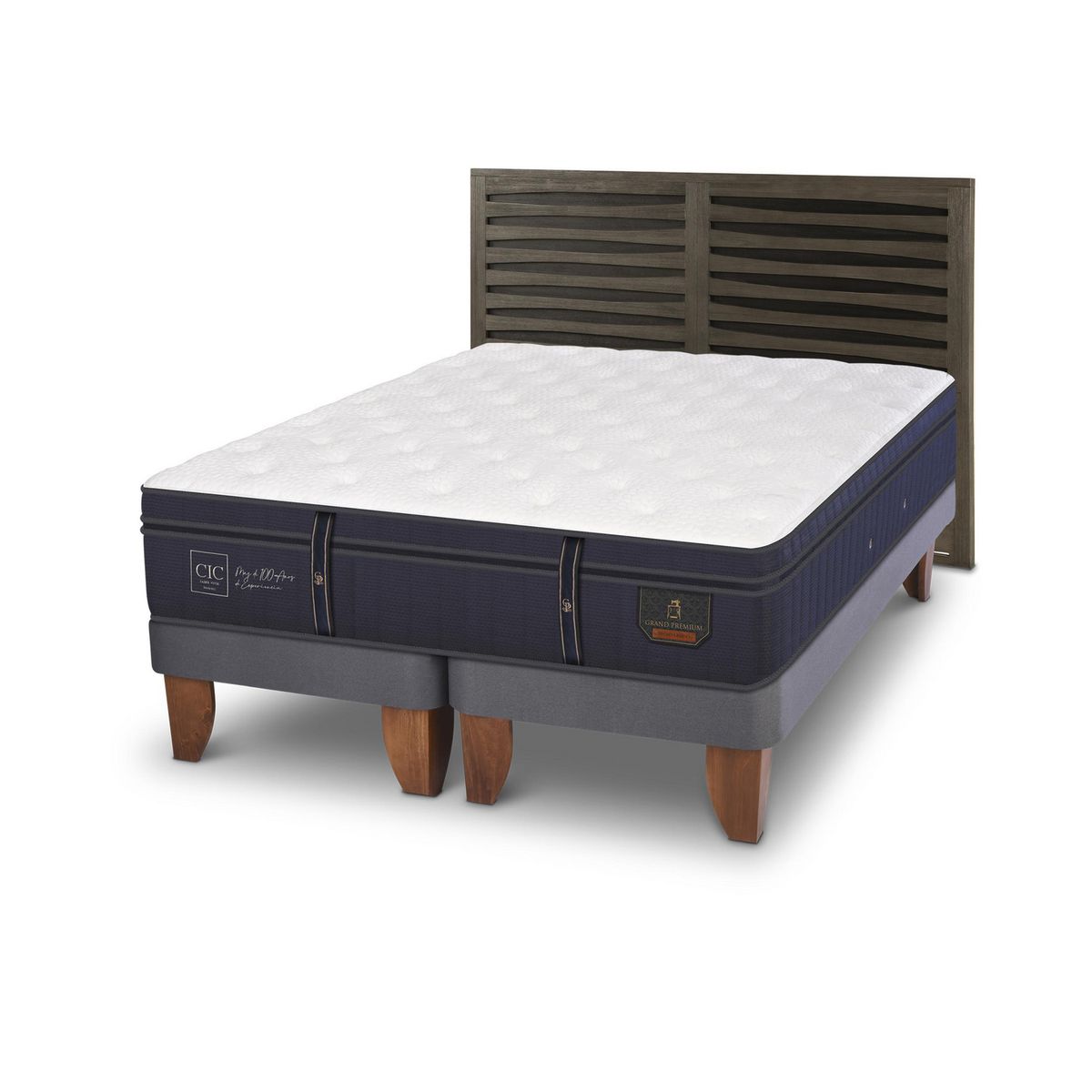 CIC - Cama 2 plazas Europea Rhone Blanco