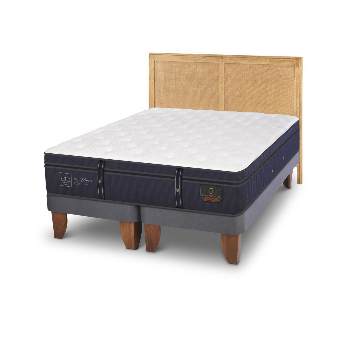 CIC - Cama 2 plazas Europea Sava Blanco