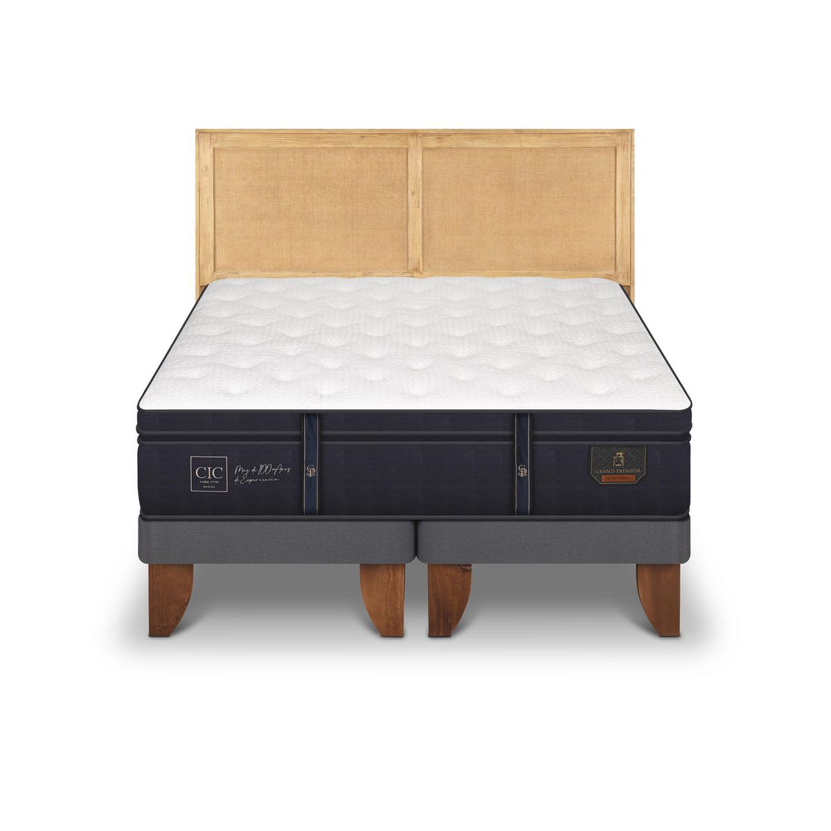 CIC - Cama 2 plazas Europea Sava Blanco