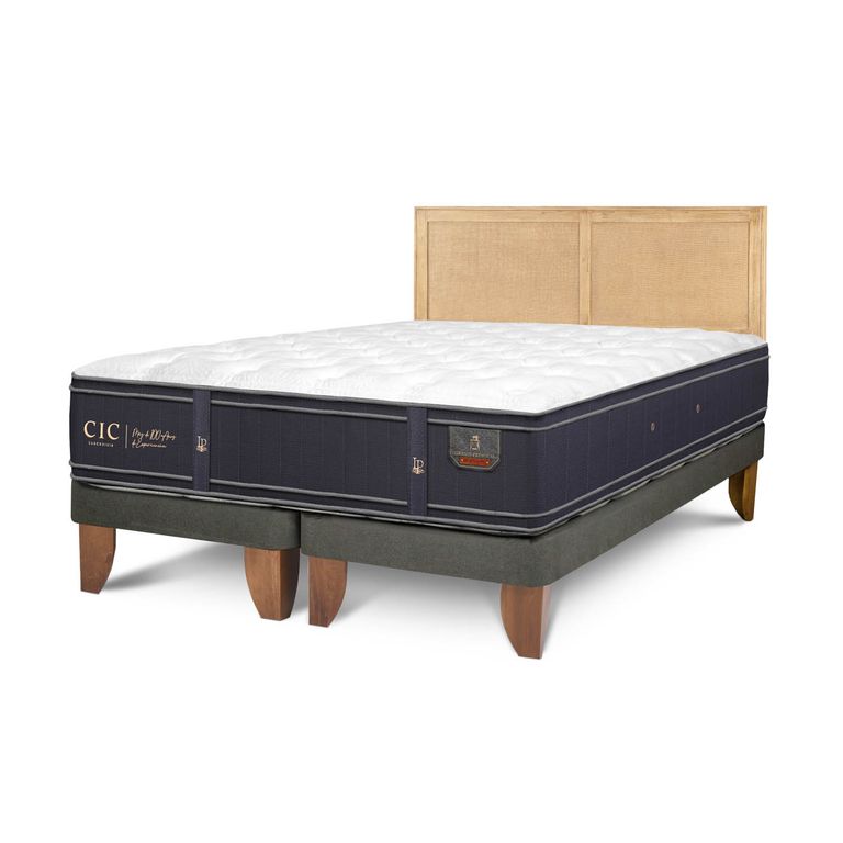 Cama King Europea Sava Blanco