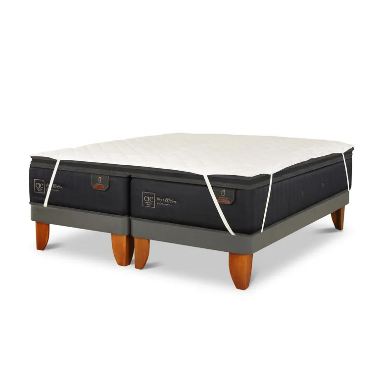 Duplex Cama Europea King Europea Premium Blanco